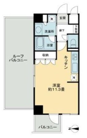 四谷三丁目駅 徒歩6分 8階の物件間取画像